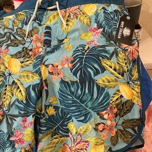 Tropical Floral Swim Shorts